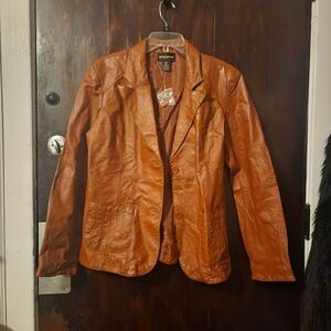 Vintage 90s leather jacket